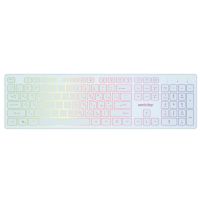 Клавиатура Smart Buy SBK-305U-W USB ONE с подсветкой <белый> ― Nsk.OnlineBazar.su