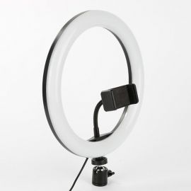 Кольцевая лампа Ring fill light для штатива, с держателем для телефона (26 см)