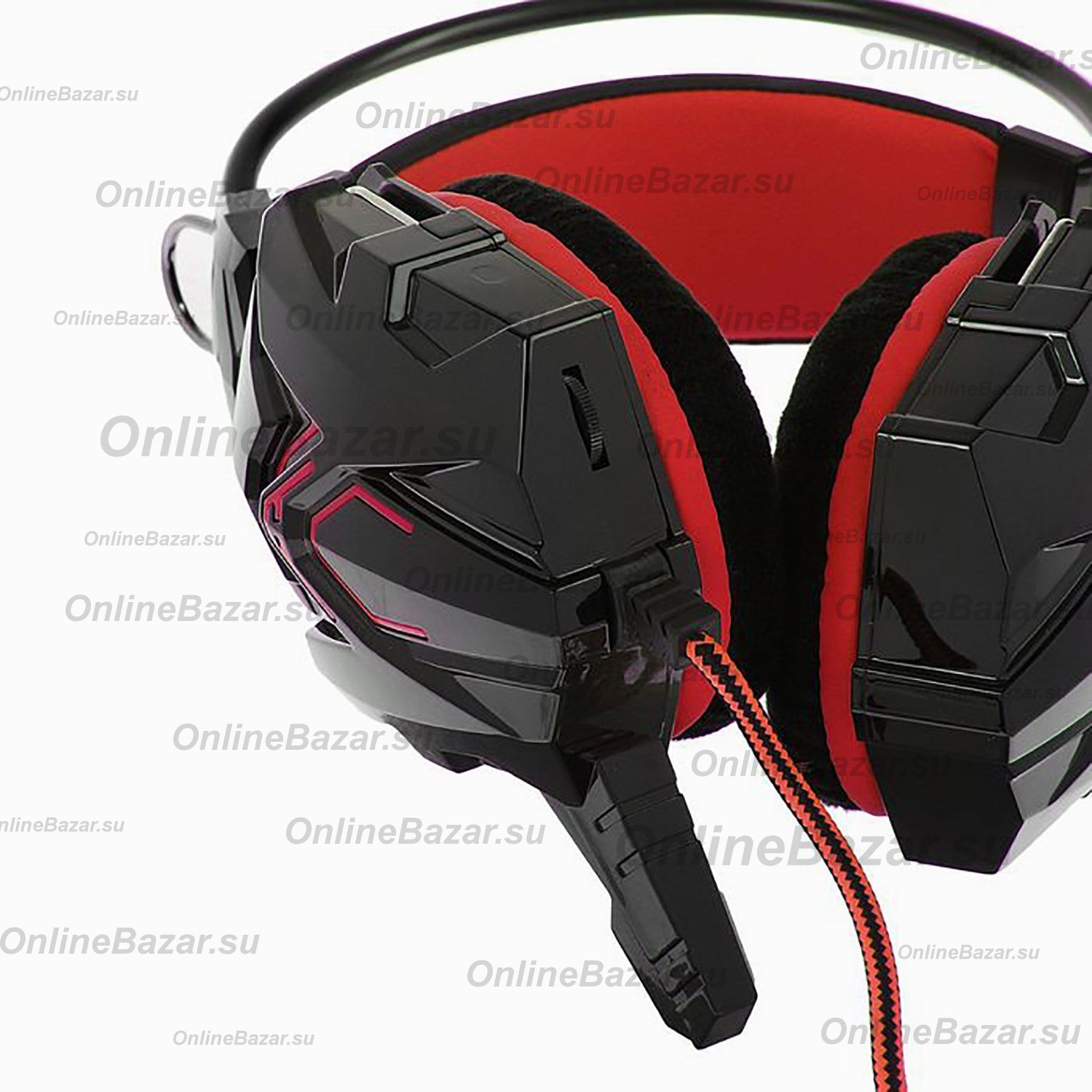 Компьютерная гарнитура Smart Buy SBHG-1300 RUSH SNAKE <черно-красный> ― Nsk.OnlineBazar.su