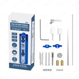 Машинка для удаления клея, резки, полировки Kaisi K-316B (6 насадок, 3 скорости, подсветка, 2000 mAh)