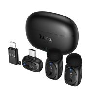 Микрофон петличный Hoco L19 для iPhone (USB-C) <черный> ― Nsk.OnlineBazar.su