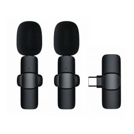 Микрофон петличный JBH K9 двойной (USB-C) <черный>