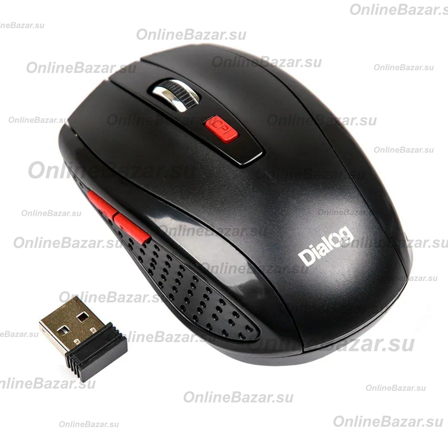 Мышь оптическая беспроводная Dialog Pointer MROP-01UBT <черный> ― Nsk.OnlineBazar.su