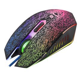 Мышь оптическая Defender Shock GM-110L (игровая) <черный>