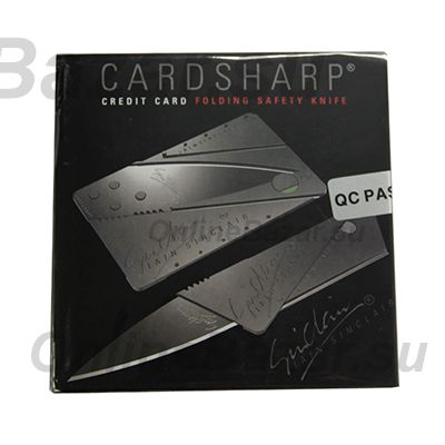 Нож-кредитка Cardsharp <черный> (оригинал) ― Nsk.OnlineBazar.su
