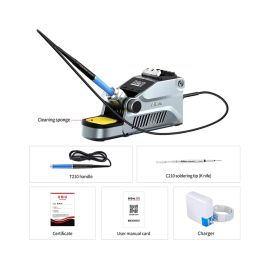Паяльная станция Aixun T380 (T115/T210) (80W, 1 канал, ручка T210 + 1 жало)