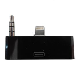 Аудио переходник Apple iPhone 5c для кабеля iPhone 2/3/4 <черный>