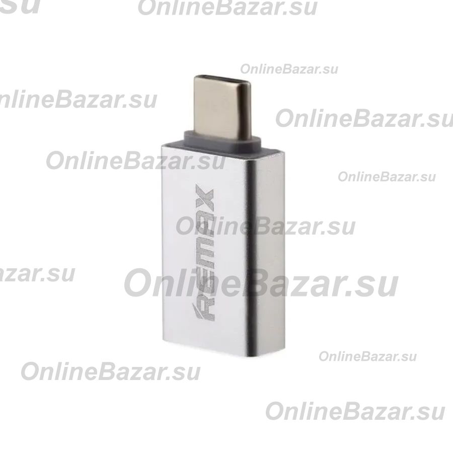 Переходник OTG (USB Host - Type-C) Remax RA-OTG1 <серый> ― Nsk.OnlineBazar.su