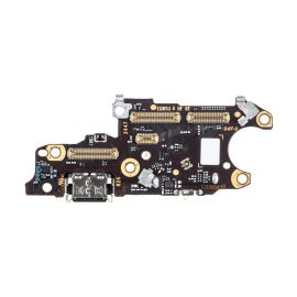 Плата нижняя для Huawei BLK-LX9 на системный разъем, разъем Sim-карты и микрофон (оригинал)