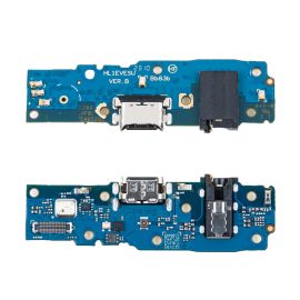 Плата нижняя для Huawei EVE-LX9N на системный разъем, разъем гарнитуры и микрофон (оригинал)