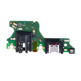Плата нижняя для Huawei ART-L29 на системный разъем, разъем гарнитуры и микрофон (оригинал)