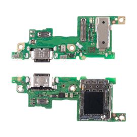 Плата нижняя для Infinix Note 50 Pro (X6855) на системный разъем, разъем Sim-карты и микрофон (оригинал)