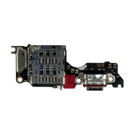 Плата нижняя для Oppo CPH2743 на системный разъем, разъем Sim и микрофон (оригинал)