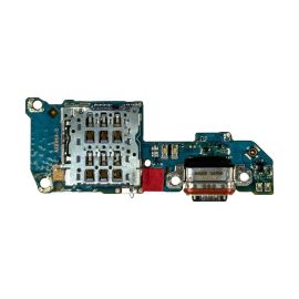 Плата нижняя для Realme RMX5078 на системный разъем, разъем Sim-карты и микрофон (оригинал)