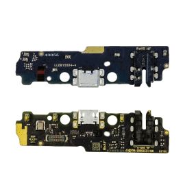 Плата нижняя для Xiaomi Poco C51 на системный разъем, разъем гарнитуры и микрофон (оригинал)