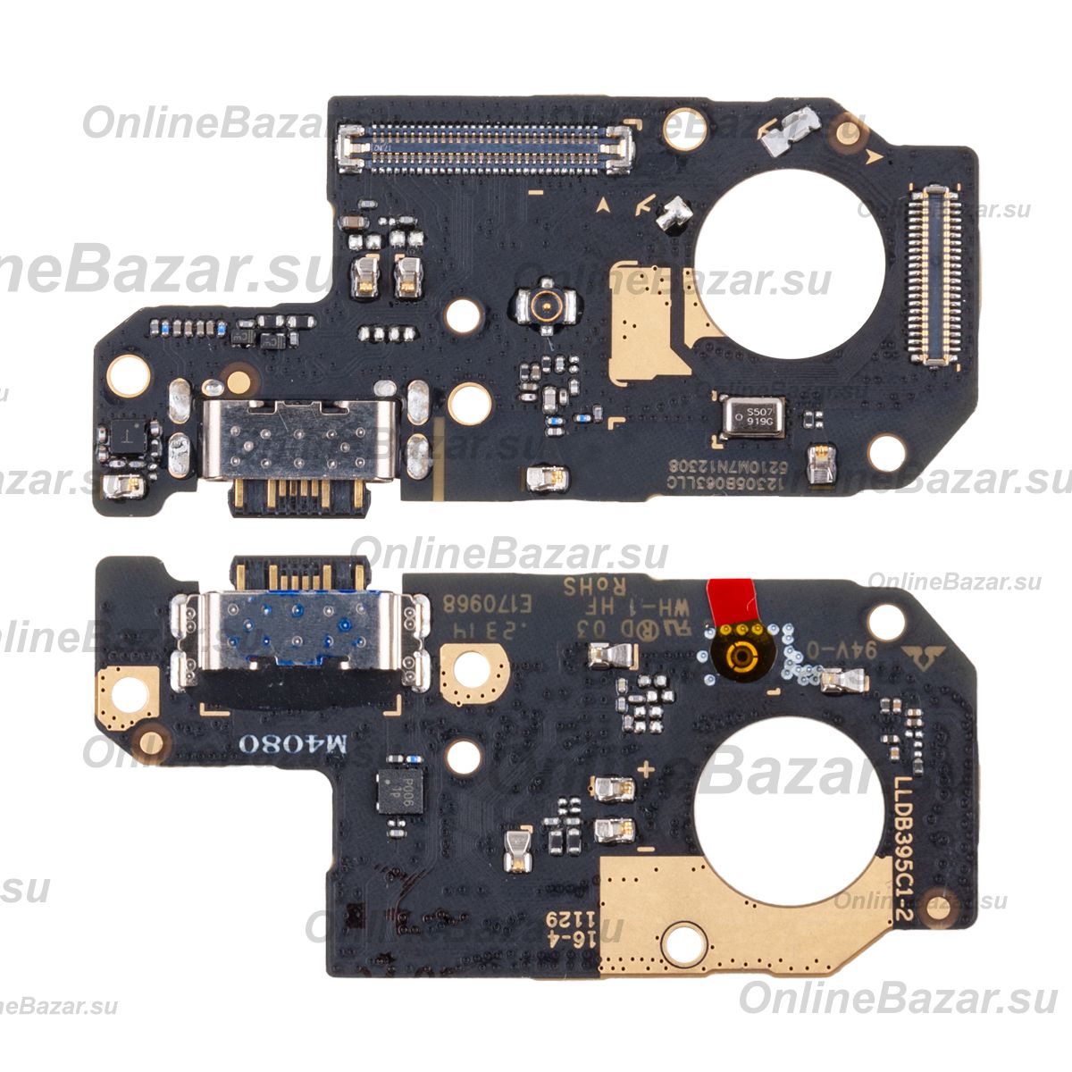 Плата нижняя для Xiaomi Redmi Note 12 на системный разъем и микрофон (оригинал) ― Nsk.OnlineBazar.su