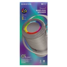 Колонка Borofone BR13 (Bluetooth/1 x 5 Вт/1200 mAh) <серый>