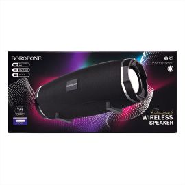 Колонка Borofone BR3 (Bluetooth/2 x 5 Вт/1200 mAh) <черный>