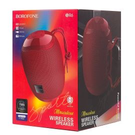 Колонка Borofone BR6 (Bluetooth/5 Вт/500 mAh) <красный>