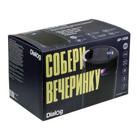 Колонка Dialog Progressive AP-1030 (Bluetooth/MicroUSB/USB/AUX/60 Вт/4400 mAh) <черный>