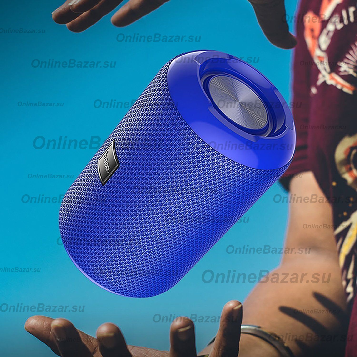 Колонка Hoco HC1 (Bluetooth/5 Вт/1200 mAh) <синий> ― Nsk.OnlineBazar.su