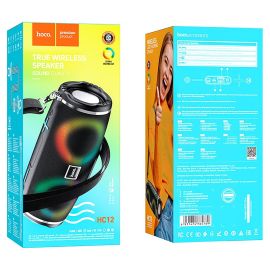 Колонка Hoco HC12 (Bluetooth/2 x 5 Вт/1200 mAh) <черный>