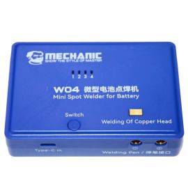 Портативный аппарат для точечной сварки Mechanic W04 (2730W/4 уровня мощности/3850 mAh)