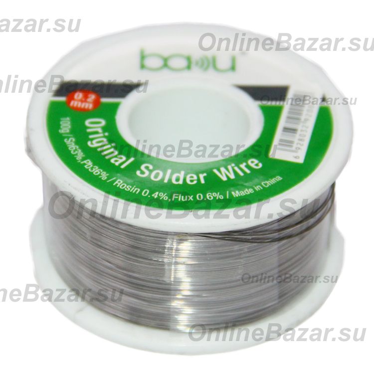 Припой BAKU 0,2 мм. (100 грамм) ― Nsk.OnlineBazar.su
