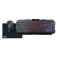Проводной набор Smart Buy SBC-307728G-K RUSH Shotgun + коврик <черный> ― Nsk.OnlineBazar.su