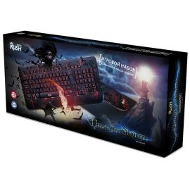 Проводной набор Smart Buy SBC-715714G-K RUSH Thunderstorm + коврик <черный>