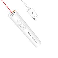 Пульты для презентаций (презентер) Pisen TS-D192 (с внешним аккумулятором 2500mAh) <белый> ― Nsk.OnlineBazar.su