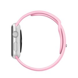 Ремешки для Apple Watch Series 2 (38 mm) Sport Band силиконовый (размер S) <светло-розовый>