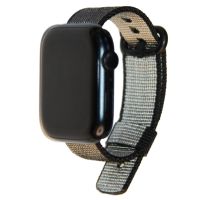 Ремешки для Apple Watch 38/40/41 mm плетеный нейлон <черный> ― Nsk.OnlineBazar.su