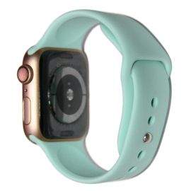 Ремешки для Apple Watch Series 3 (38 mm) Sport Band силиконовый (размер L) <мятный>