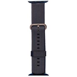 Ремешки для Apple Watch 42/44/45/49 mm плетеный нейлон <синий>