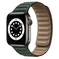 Ремешок для Apple Watch 38/40/41 mm силиконовый на магните №2 <зеленый> ― Nsk.OnlineBazar.su