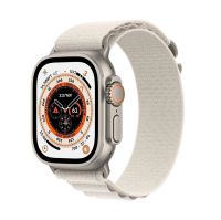 Ремешок для Apple Watch 42/44/45/49 mm Alpine Loop текстиль <белый> ― Nsk.OnlineBazar.su