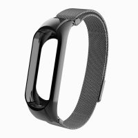 Ремешок для Xiaomi Mi Band 5 металлические, сетчатые <черный> ― Nsk.OnlineBazar.su