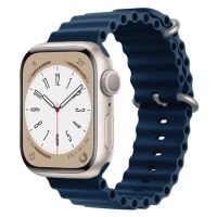 Ремешки для Apple Watch Series 1 (38 mm) Ocean Band силиконовый <темно-синий> ― Nsk.OnlineBazar.su
