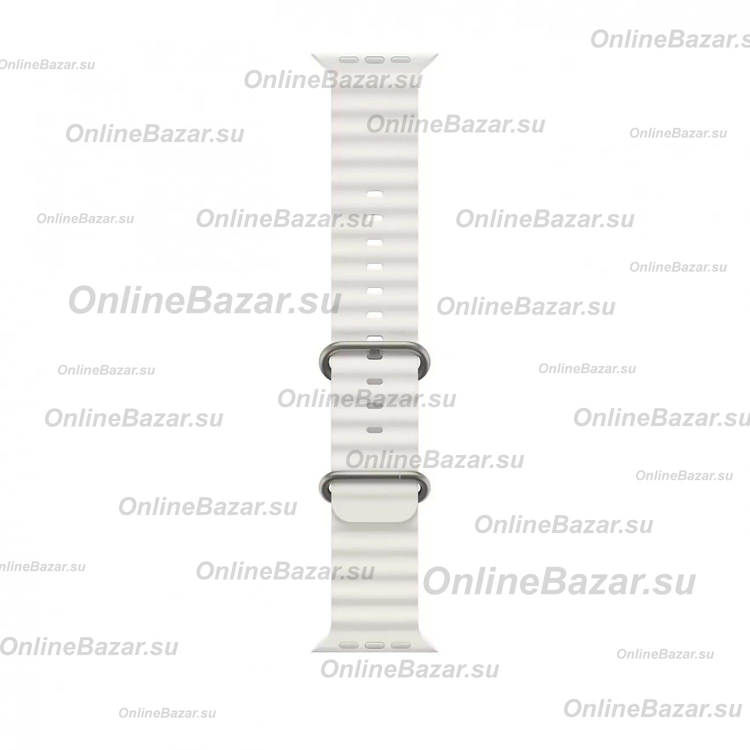 Ремешки для Apple Watch Series 2 (42 mm) Ocean Band силиконовый <белый> ― Nsk.OnlineBazar.su