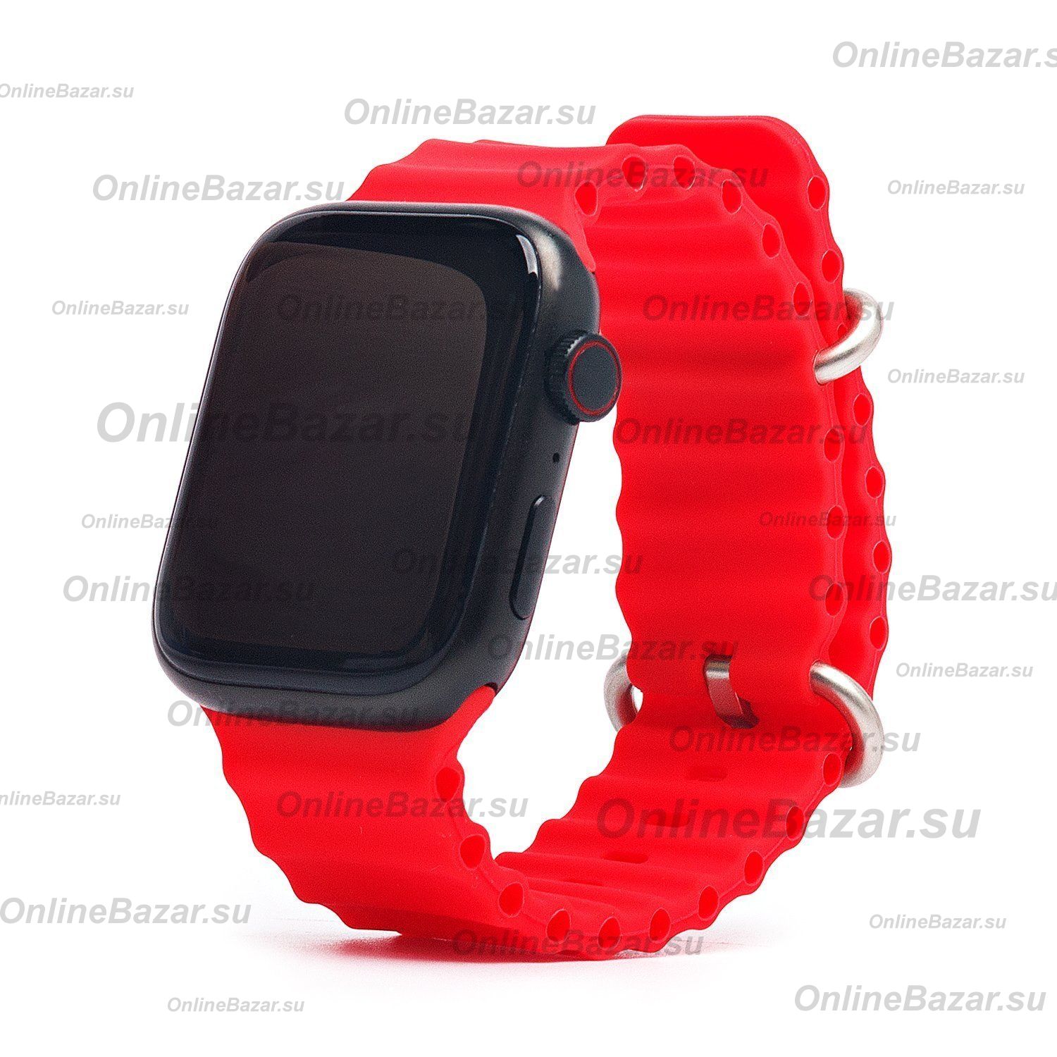 Ремешки для Apple Watch Series 2 (42 mm) Ocean Band силиконовый <красный> ― Nsk.OnlineBazar.su