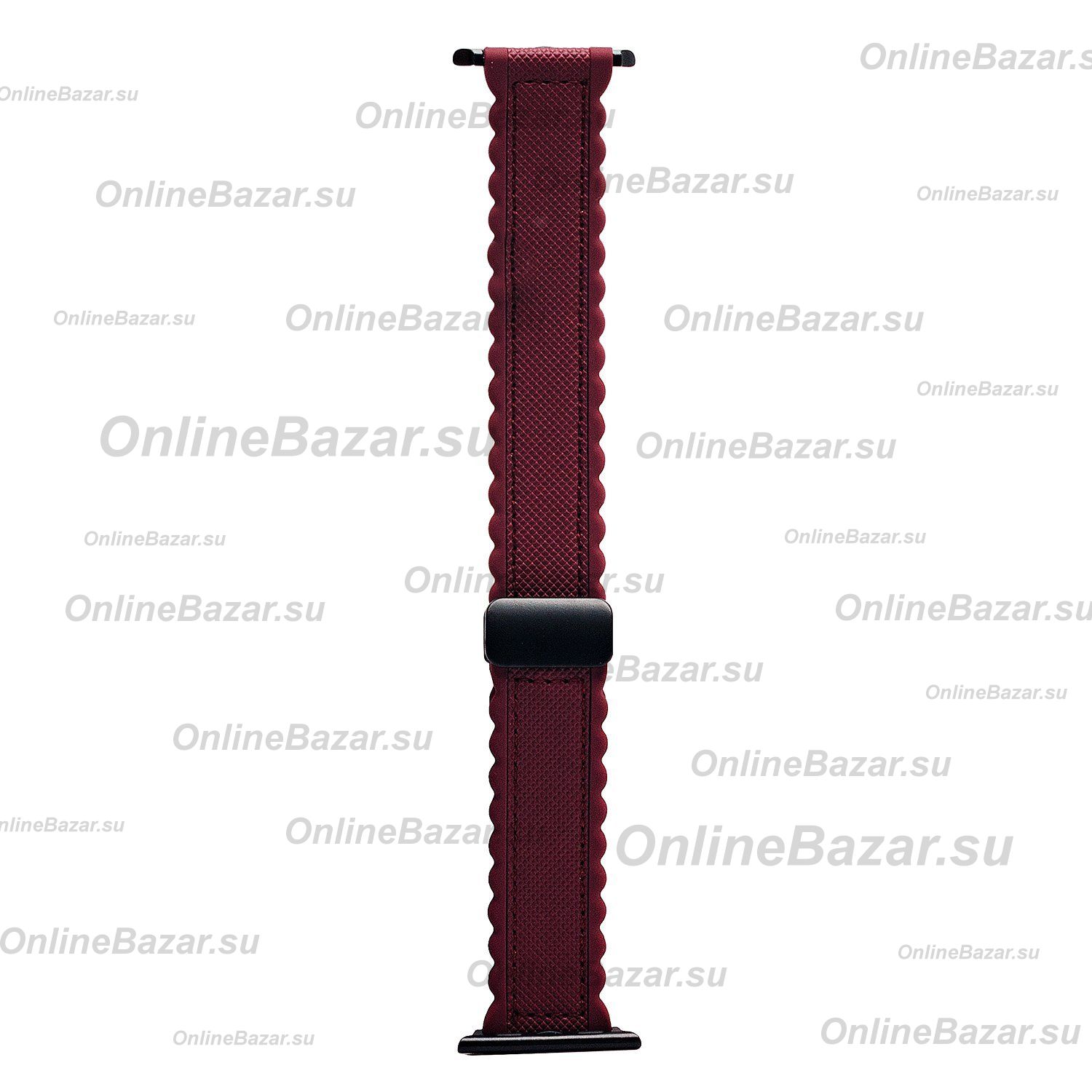 Ремешок для Apple Watch 38/40/41 mm Lace силиконовый <бордовый> ― Nsk.OnlineBazar.su