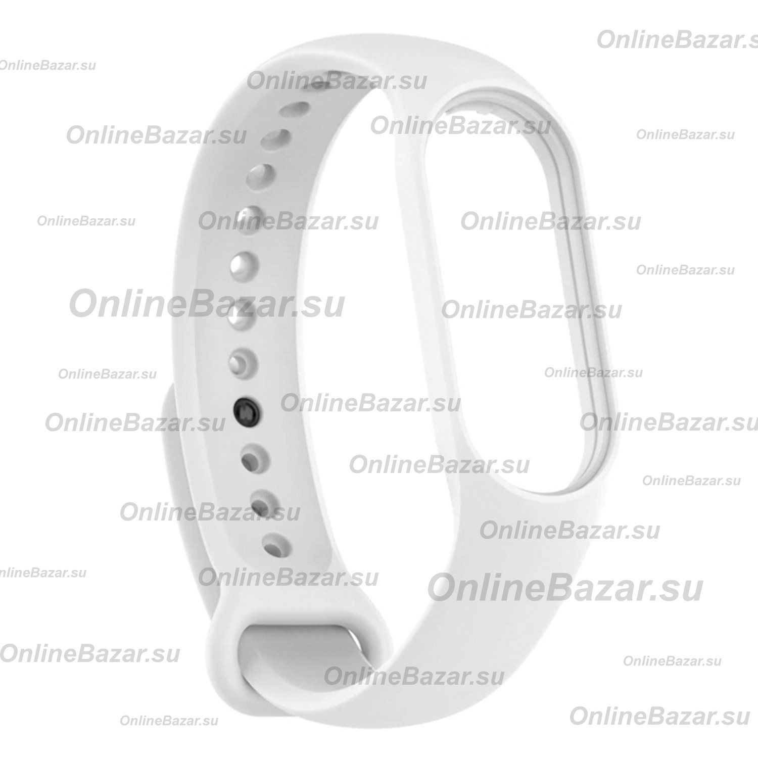 Ремешок для Xiaomi Mi Band 7 силиконовый <белый> ― Nsk.OnlineBazar.su