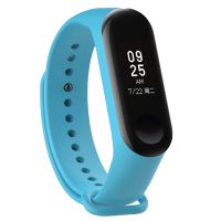 Ремешок для Xiaomi Mi Band 3 силиконовый <небесно-синий> ― Nsk.OnlineBazar.su