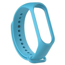 Ремешок для Xiaomi Mi Band 3 силиконовый <небесно-синий>