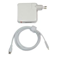 Сетевое зарядное устройство для ноутбука Apple (20.3V/3A/61W/USB-C) (A1718) + кабель USB-C/USB-C <белый> ― Nsk.OnlineBazar.su