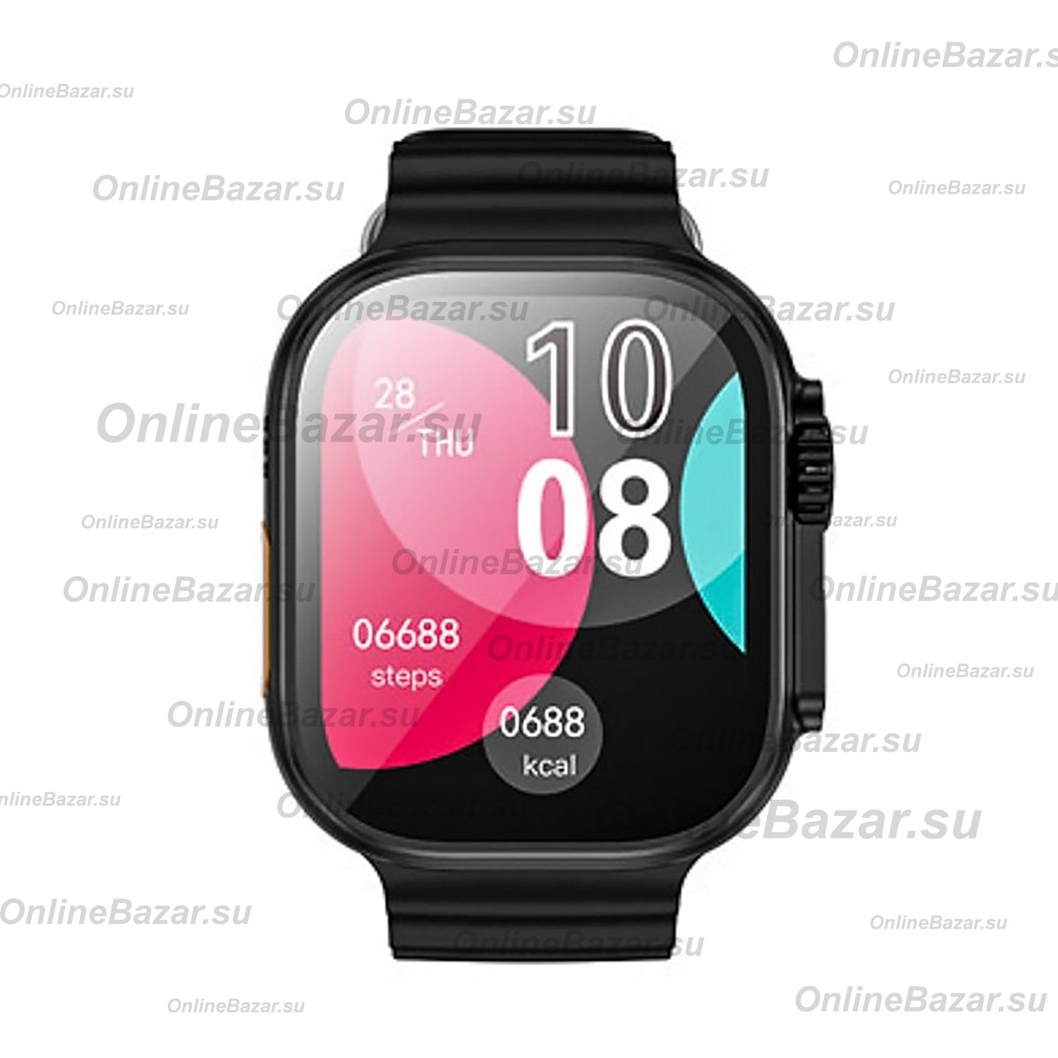 Смарт часы Borofone BD10 Ultra <черный> ― Nsk.OnlineBazar.su