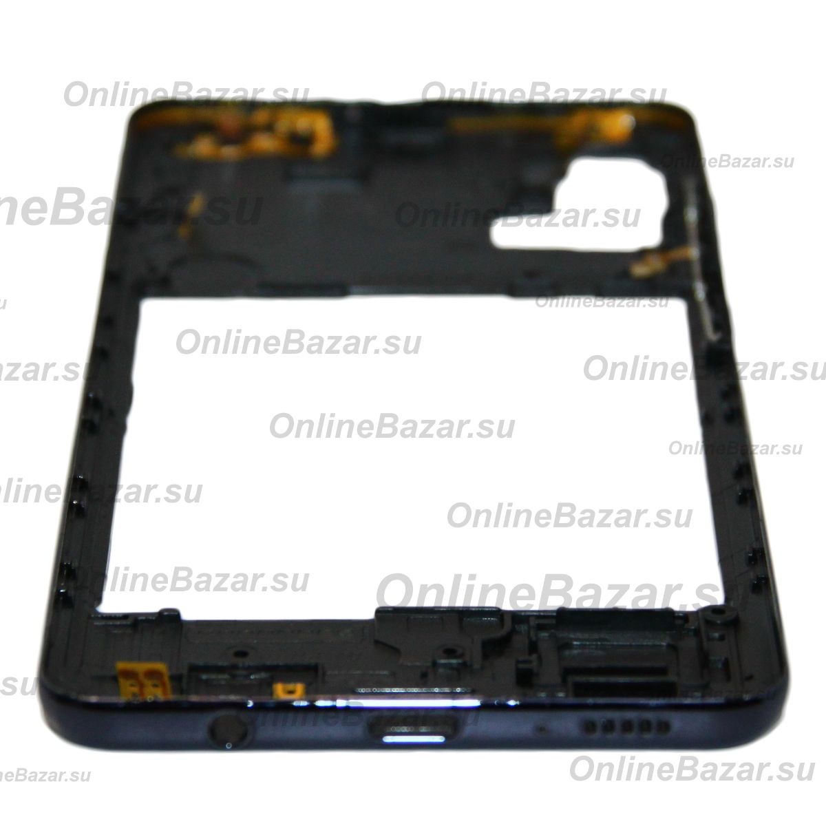 Средняя часть корпуса для Samsung SM-A515F (Galaxy A51) <черный> ― Nsk.OnlineBazar.su