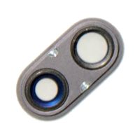 Стекло камеры для Apple iPhone 8 Plus с рамкой <черный> ― Nsk.OnlineBazar.su