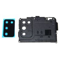 Стекло камеры для Samsung SM-A037F (Galaxy A03s) в сборе с рамкой <черный> ― Nsk.OnlineBazar.su